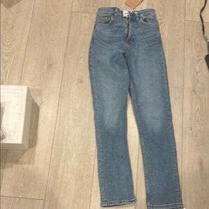 Ezra super stretch high rise straight Jeans sinnan 23